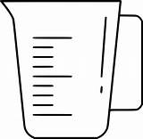 Measuring Cup Pinclipart sketch template