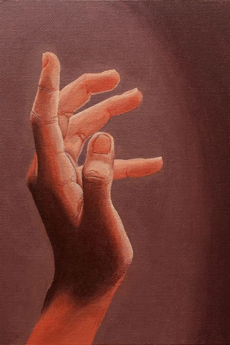 hand study  acrylics hand painting art realistic paintings