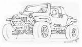 Jeep Coloring Book Wrangler Drawing Pages Hurricane 4x4 Concept Drawings Offroad Books Jeeps Car Cars Visit Choose Board Yj sketch template