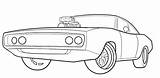 Furious Dodge Furioso Ausmalbilder Cars Rapido Race Gtr Rápido sketch template