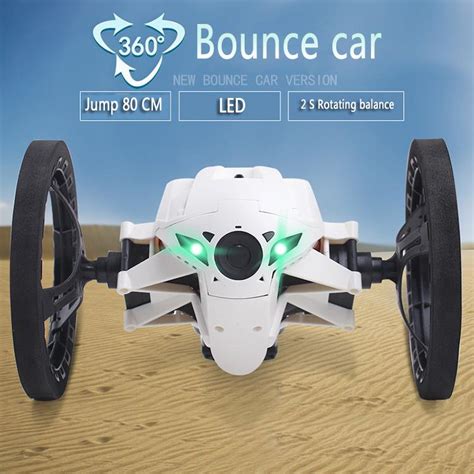 mini bounce car sj rc cars ch ghz jumping sumo rc car  flexible wheels remote control