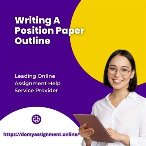 basic steps  writing  position paper outline