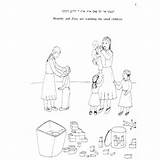 Coloring Obey Children Parents Mother Pages Getcolorings Printable Color Getdrawings sketch template