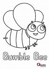 Bumble Bubakids Bumblebee Bug sketch template