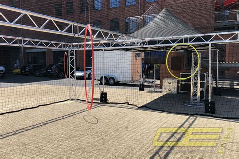 drone cage xxl rent  trade fairs   oppermann