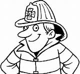 Firefighter Clip Fireman Clipart Coloring Fire Fighter Coloringcrew Book Firemen sketch template
