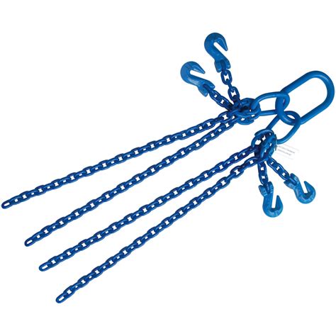 grade  adjustable chain sling open   leg