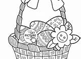Basket Coloring Easter Pages Empty Getdrawings Printable Getcolorings sketch template