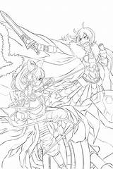 Rwby Line sketch template