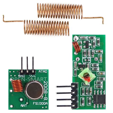 mhz rf wireless receiver module  mhz transmitter module kit  arduino pcs rf