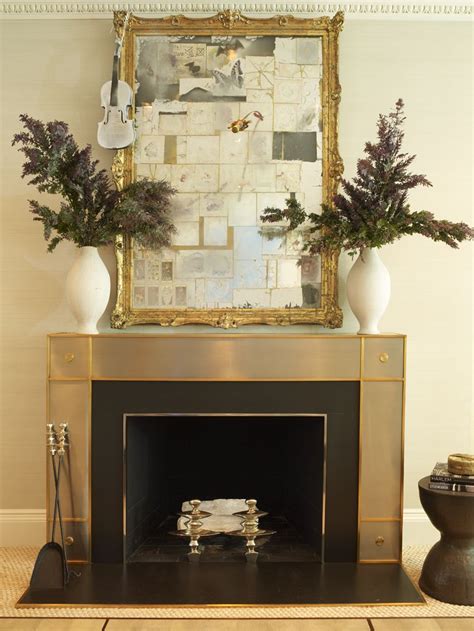 New York Chic • Alex Papachristidis Interiors Fireplace Decor