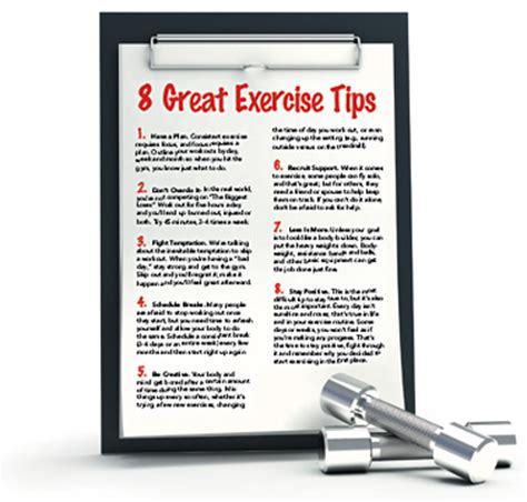 great exercise tips