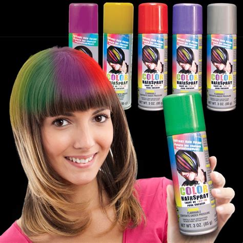 colored hair spray  light  novelties toys