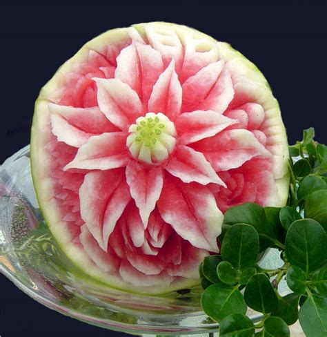 Thai Fruit Carving Watermelon Pics4learning
