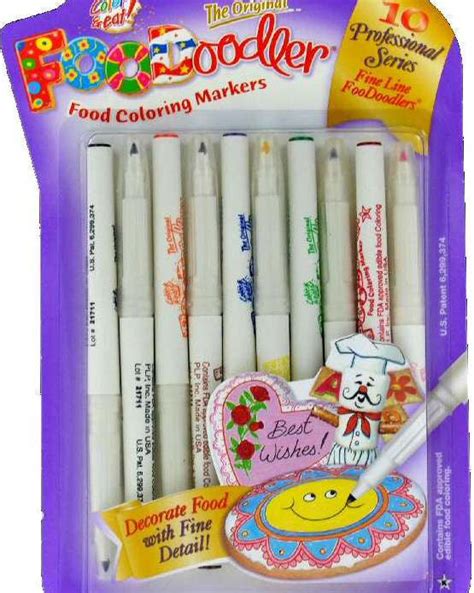 food coloring markers  foodoodler christy maries