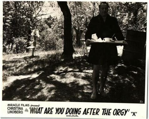 what are you doing after the orgy original lobby card christina