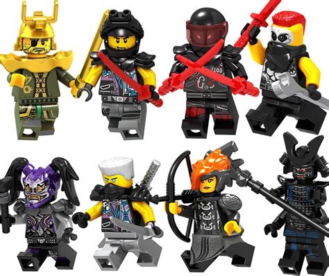 2018 Ninjago Characters And Minifigures Lego Minifigures Compatible Toy