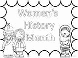 Coloring Pages History Women Month Famous Text Womens Informational sketch template
