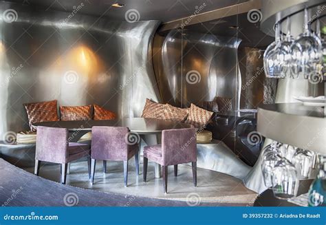 stylish restaurant stock photo image  elegant decorated