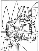 Coloring Truck Garbage Pages Trash Printable Color Getdrawings Getcolorings Trucks Dump Drawing Popular Colorings sketch template