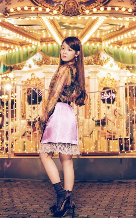 oh my girl visit the merry go round at night in their