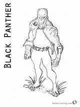 Panther Coloring Pages Marvel Printable Color Print Getcolorings Kids sketch template