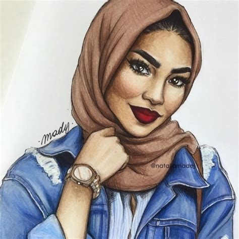 hijab girl drawing tumblr