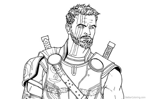 coloring pages avengers infinity war bltidm