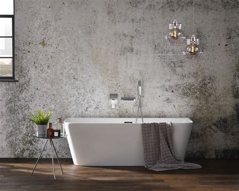 Mono Luxury Back To Wall Freestanding Bath