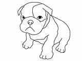 Coloring Pages Dog Simple Printable Color Getcolorings Doggie Awesome sketch template