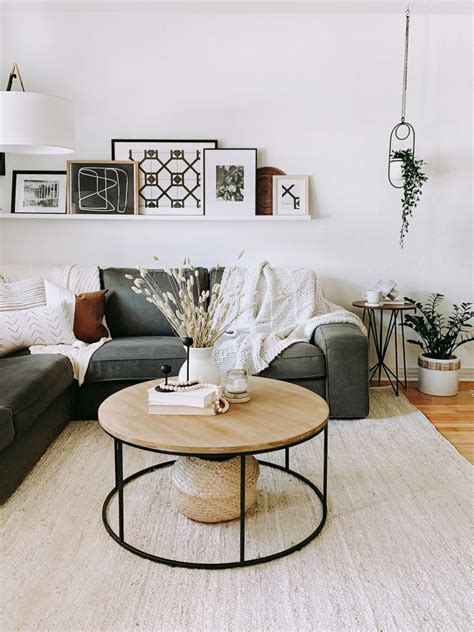 check   modern earthy minimal cozy smallcool space   living room design small
