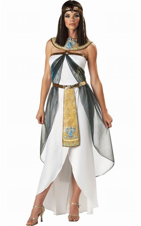 halloween costume greece goddess egypt queen dress arab girl white