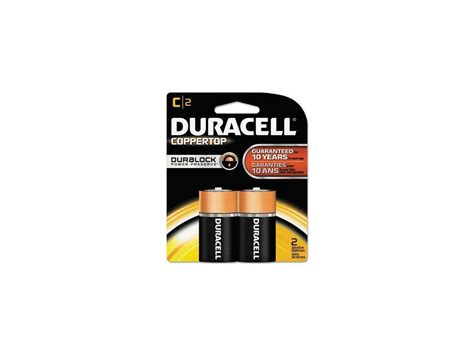 Duracell Coppertop 1 5v Size C Alkaline Battery 2 Pack 41333214016 Ebay
