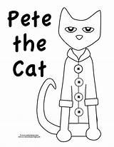 Pete Cat Coloring Buttons Pages Groovy Four His Printable Book Preschool School Activities Kids Shoes Sheets Open Cats Colouring Color sketch template