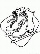 Coloring Ice Skates Skating Pages Clipart Skate Winter Olympic Clip Cliparts Sports Drawing Library Figure 2010 Iceskates Clipartbest Gif Color sketch template