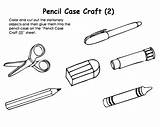 Coloring Pencil Case Worksheets Colouring Esl Pages Eslkidstuff Gif Chainimage Cases Template Pdf Resources sketch template