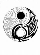 Yang Yin Tattoo Tribal Chinese Designs Tattoos Drawing Ranger Symbol Ying Drawings Cool Deviantart Dragon Meaning Smoke Getdrawings Tattoosforyou Choose sketch template