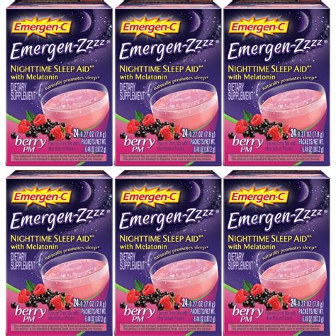 pack emergen  emergen zzzz nighttime sleep aid  melatonin  packets  walmartcom