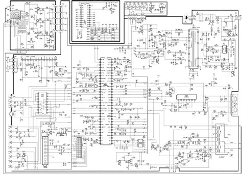 crt tv circuit diagram