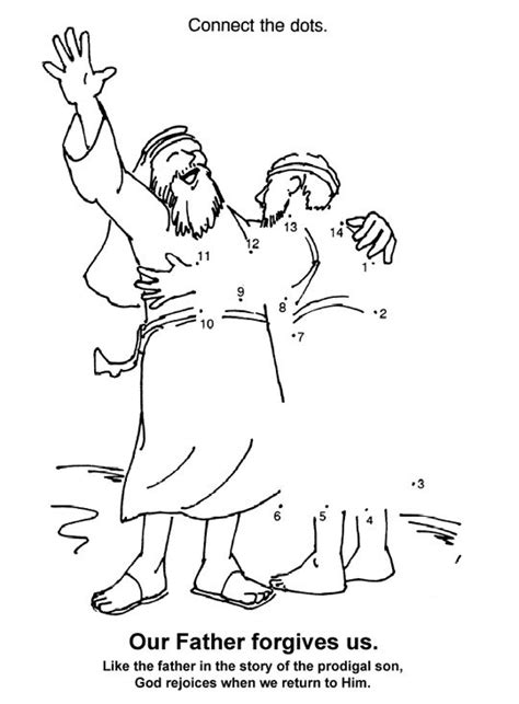 lost son parable puzzles coloring pages coloring pages gospel