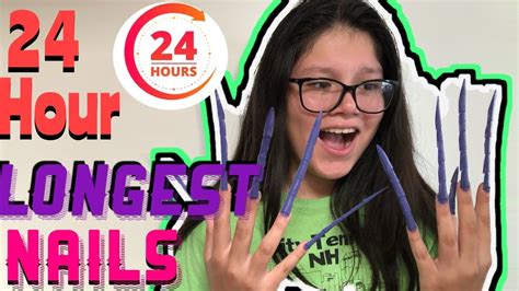 hour long nails challenge youtube