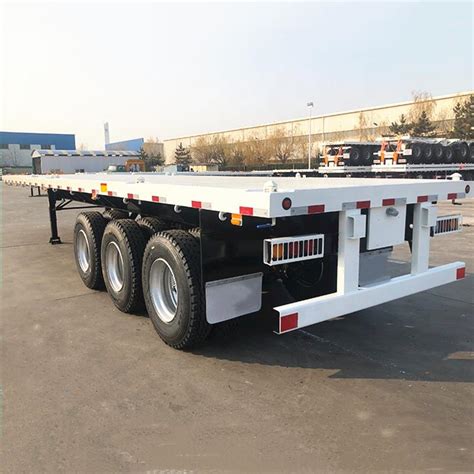 cimc tri axle flatbed trailer ft flatbed trailer