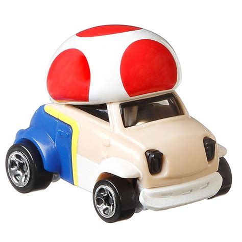 Carrinho Hot Wheels Super Mario Toad Mattel