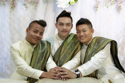 Love Not Limited Three Thailand Men Marry Each Other