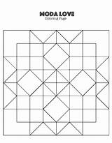 Quilt Coloring Moda Patterns Pages Pattern Along Barn Woodberryway Color Quilts sketch template