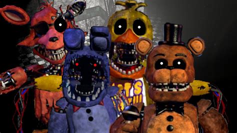withered animatronics five nights at freddy s 2 7th night 20 20