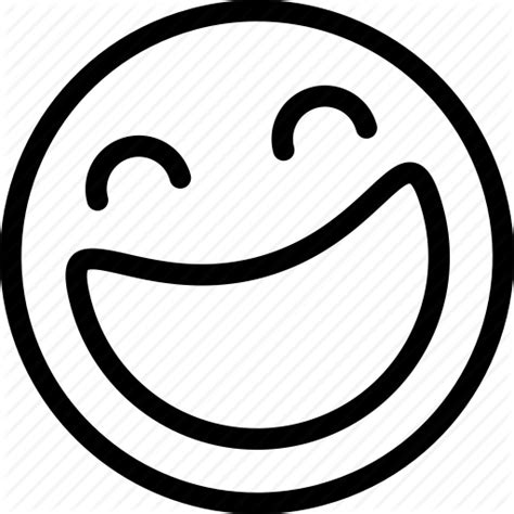 Laughing Face Clipart Black And White Clipground