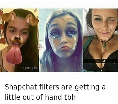 snapchat filter meme