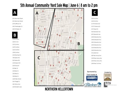 listings  hellertown community yard sale map saucon source