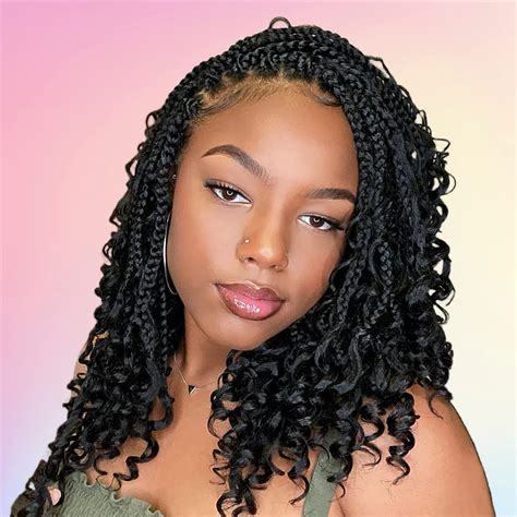 knotless goddess box braids knotless braids with curly ends my xxx